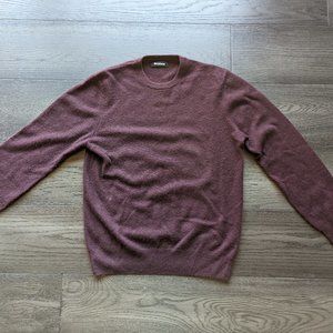 NAADAM crewneck cashmere sweater - Men's Small, maroon, very good condition